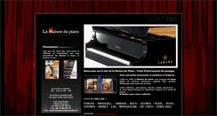 Desktop Screenshot of maisonpiano.com